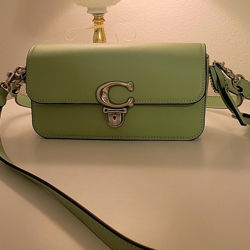Coach Studio Baguette Bag  NWOT  Pistachio Crossbody